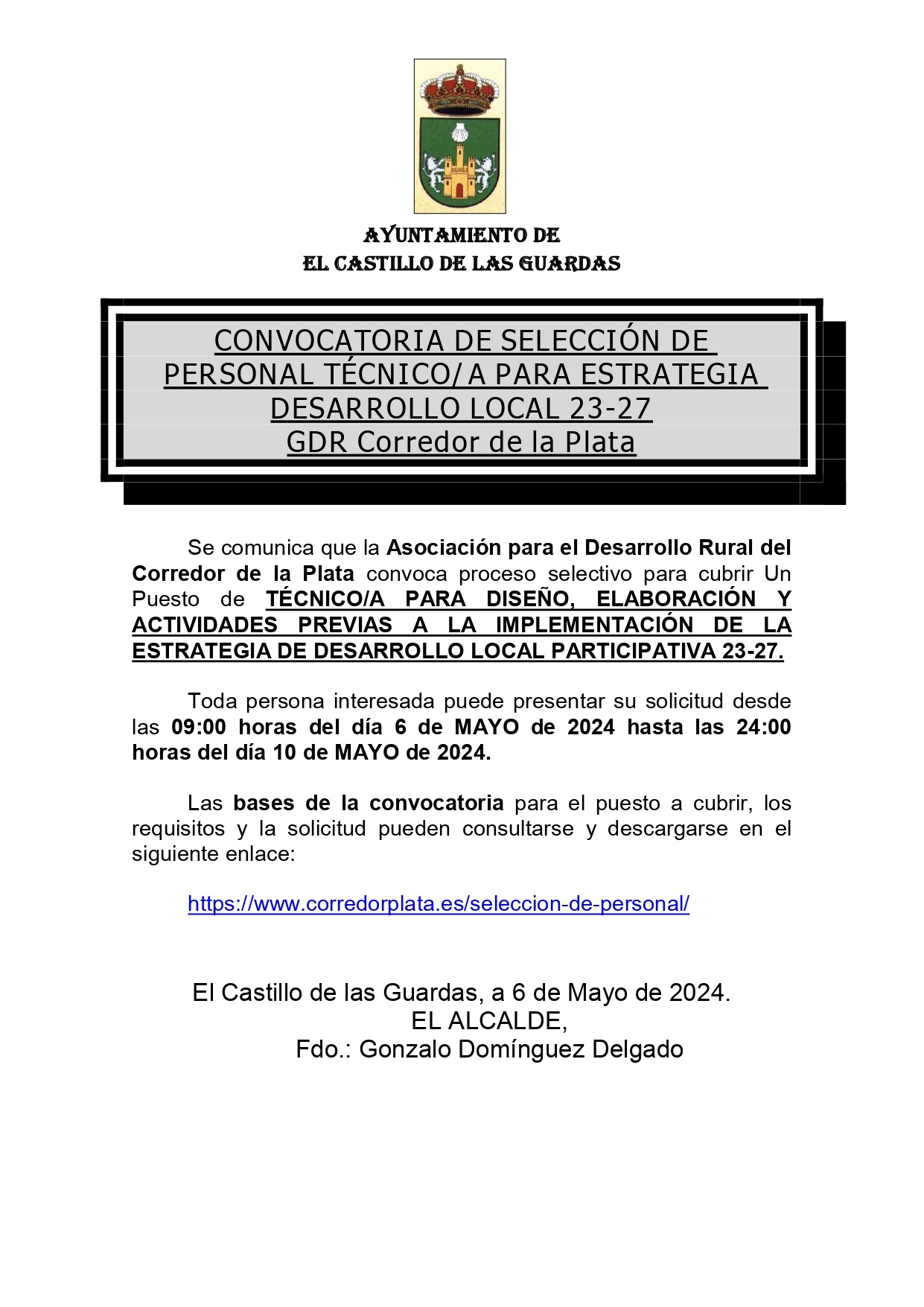 Anuncio convocatoria seleccion tecnico EDL _ GDR 2024_page-0001
