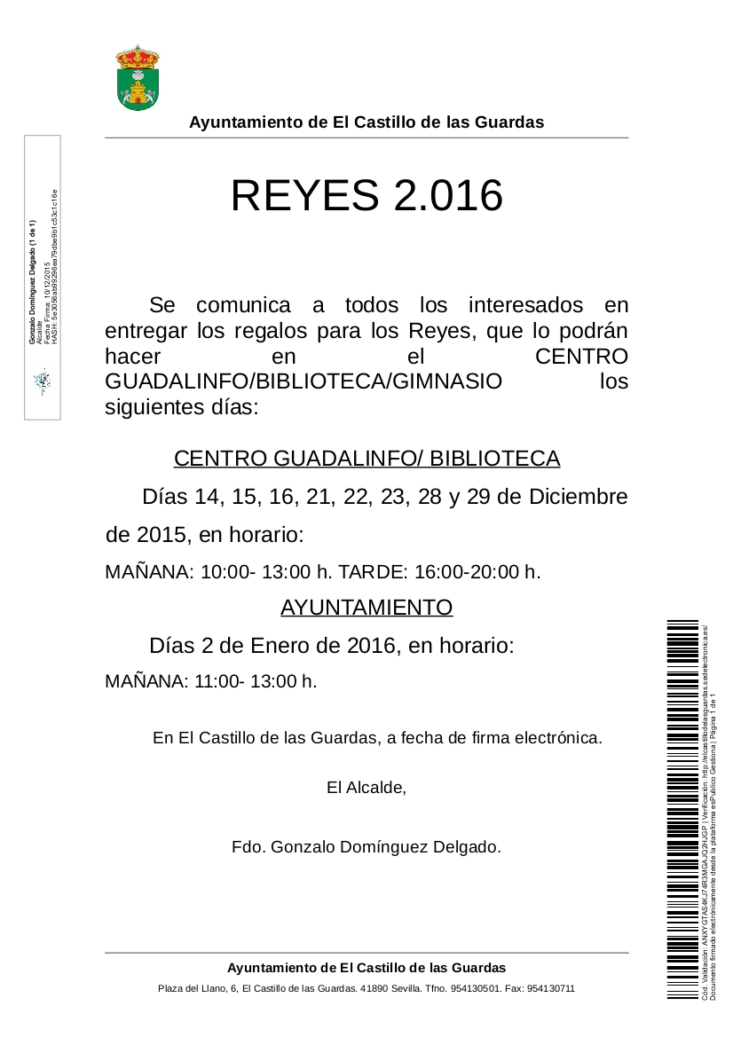 Cartel Reyes 2016