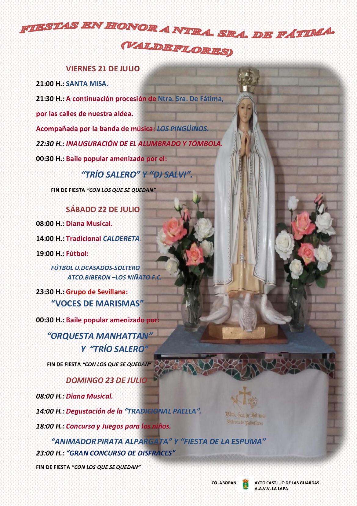 VIRGEN DE FATIMA