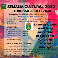 cartel concurso semana cultural concurso creativo