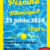 invitación pool party modern amarillo(1)